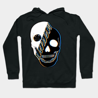 Slashed skull Hoodie